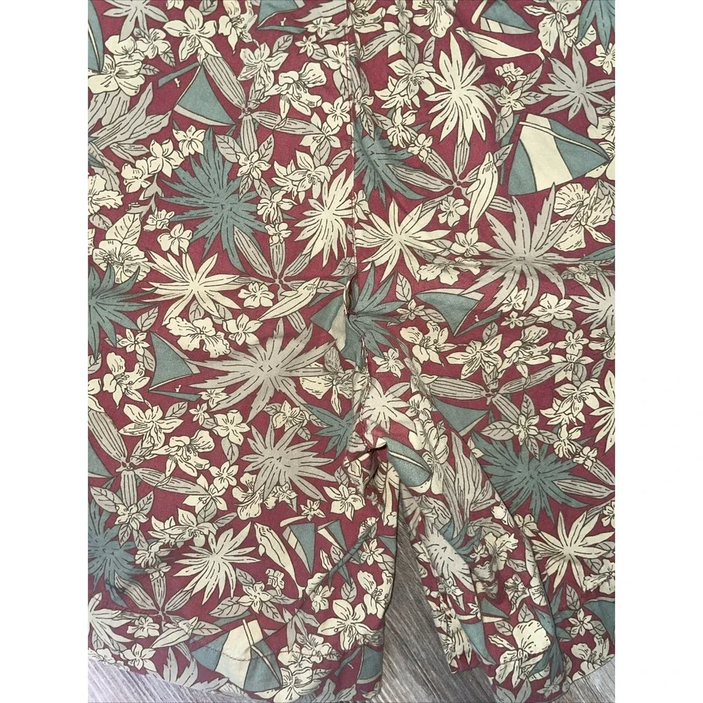 Banana Republic Safari‎ & Travel Clothing Co Vintage Floral Khaki Shorts Sz 28